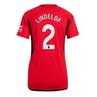 Manchester United Victor Lindelof #2 Heimtrikot Frauen 2023-24 Kurzarm